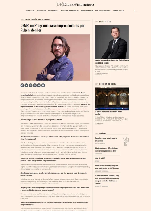 diariofinanciero demp un programa para emprendedores por ruben monllor 2024 06 19 12 48 35