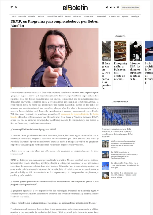 elboletin notas empresas 3584 demp un programa para emprendedores por ruben monllor 2024 06 19 12 48 23